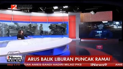 Arus Balik Liburan Puncak Ramai