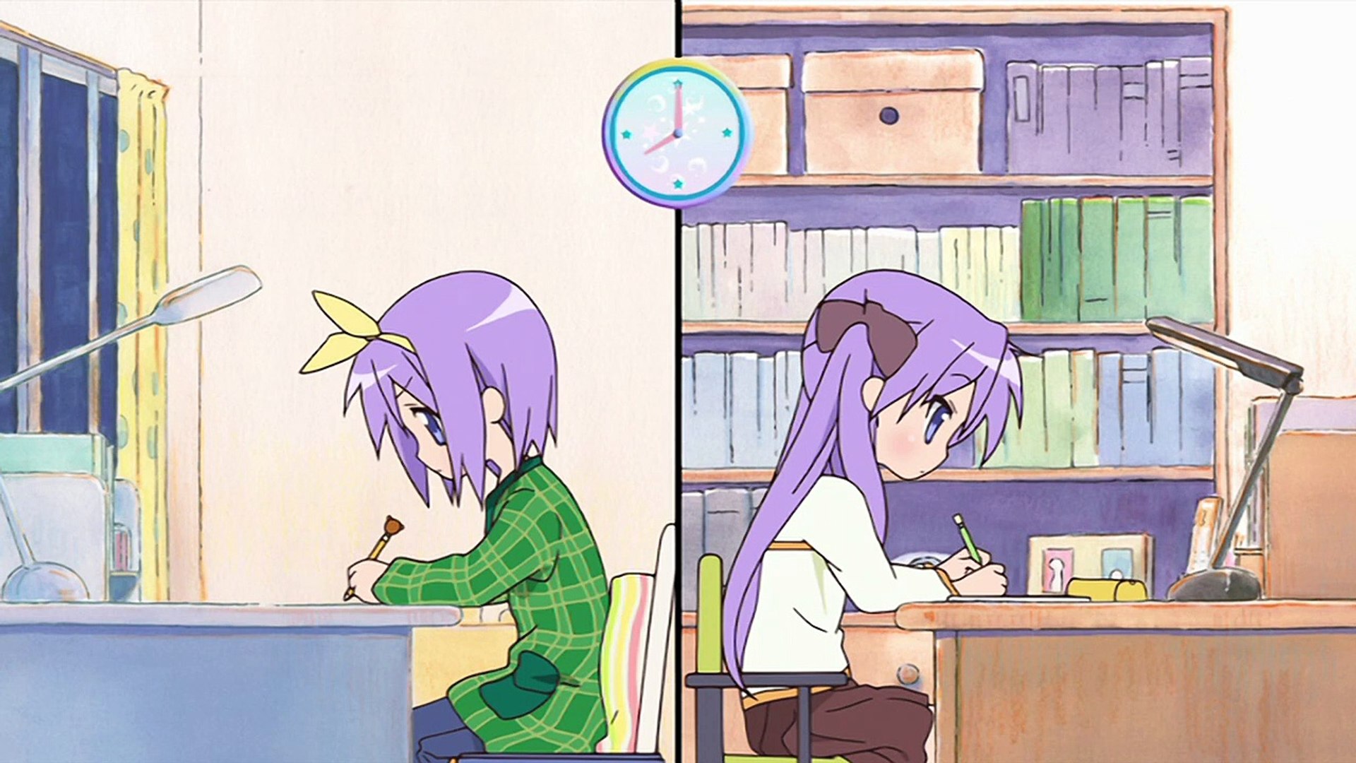 らき すた 第2話 努力と結果 Lucky Star 02 H Video Dailymotion