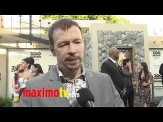 Donnie Wahlberg Interview at ZOOKEEPER World Premiere