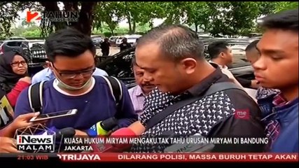 Aga Khan Bantah Miryam Haryani Kabur