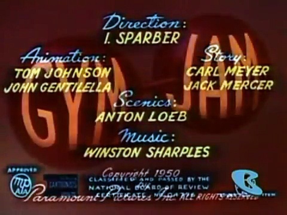 Popeye (1933) E 171 Gym Jam