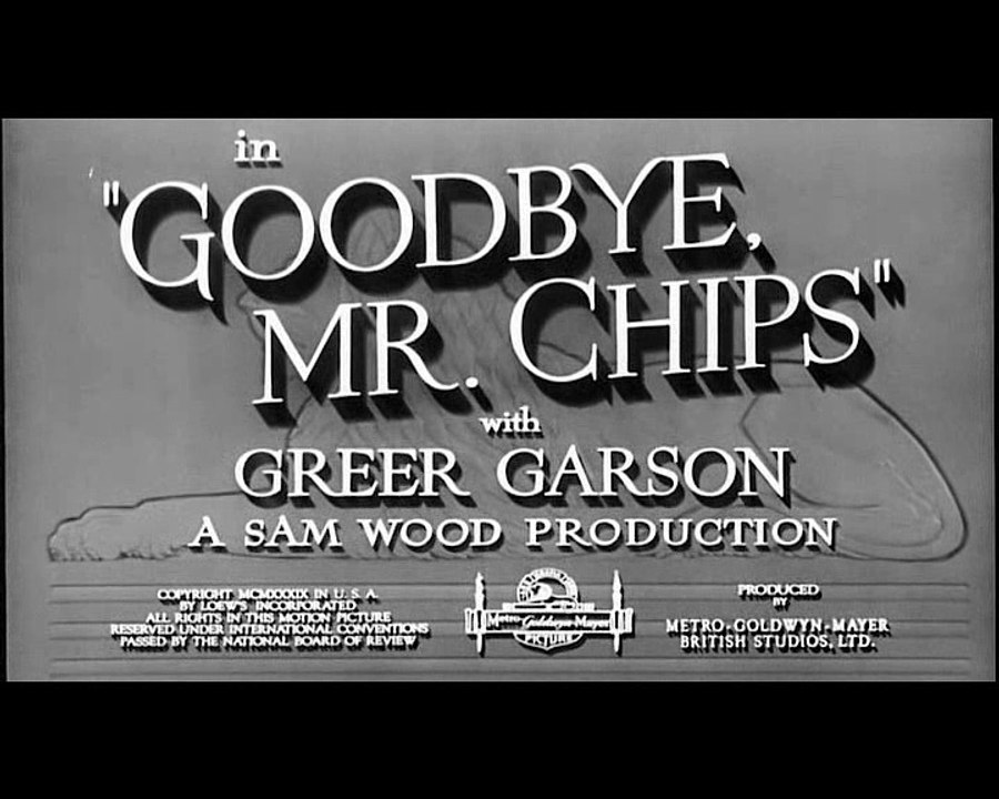 Addio, Mr. Chips! - 1939 (1° Parte)