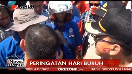 Buruh Memaksa Masuk Pelabuhan Tanjung Priuk