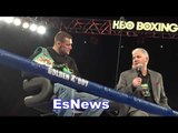 joe smith asks hopkins for his autograh post fight EsNews Boxing