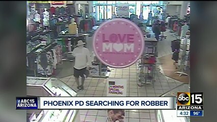 Police looking for robbery suspect in Phoenix