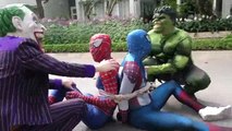 (6)_McQueen Crash Spiderman!!! Superheroes fun Joker Hulk Venom Disney cars Children Action Movies