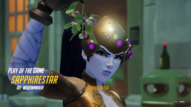 Overwatch: I'm finally good enough at Widow to do reddit things