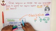 OBEB- OKEK SORU ÇÖZÜMÜ | YGS KAMPI '16 Matematik #14