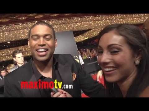 Texas Battle Interview at 38th Annual Daytime EMMY Awards Arrivals