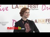 DRIVE Premiere Arrivals Christina Hendricks, Ryan Gosling, Ron Perlman