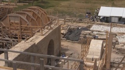 La ciudad antigua de Cesarea desentierra el templo pagano de Herodes