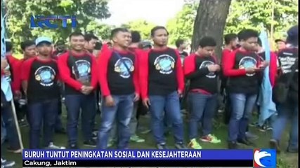 Lima Ribu Buruh Kumpul di Kawasan Industri Pulo Gadung