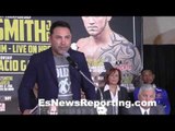 Oscar Dela Hoya talking undercard for Hopkins vs Smith - EsNews Boxing