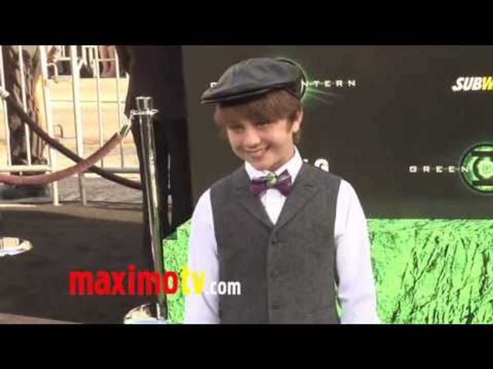 Gattlin Griffith at GREEN LANTERN World Premiere Arrivals