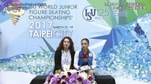 世界Jr.フィギュアスケート選手権2017女子フリー 2017年3月18日 170318 ( 2 / 2 ) part 1/2