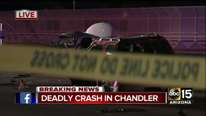 BREAKING: 1 dead, 2 injured in Chandler crash