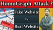 HomoGraph Attack | Fake Website V/s Real Website Detail Explained In Hindi/Urdu