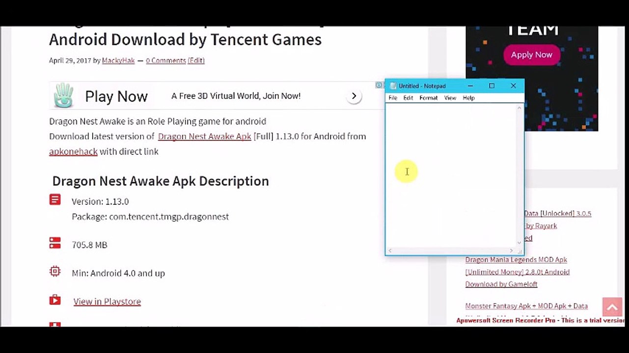 Dragon Nest Awake Apk [Full Chinese] Latest Version