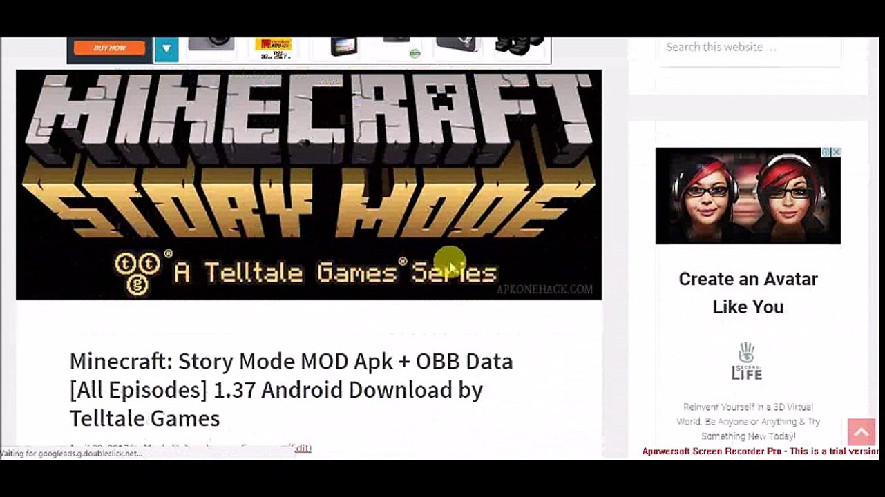 Minecraft: Story Mode MOD Apk + OBB Data [All Episodes] Latest Version