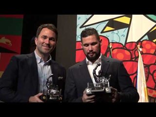 Tony Bellew and edie hearn honord at wbc convention EsNews Boxing