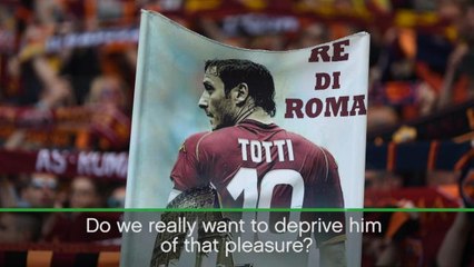 Totti's shirt should not be retired - Spalletti