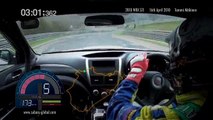 Subaru WRX STI sedan Nurburgring record lap with Tommi Mäkinen - on-board footage