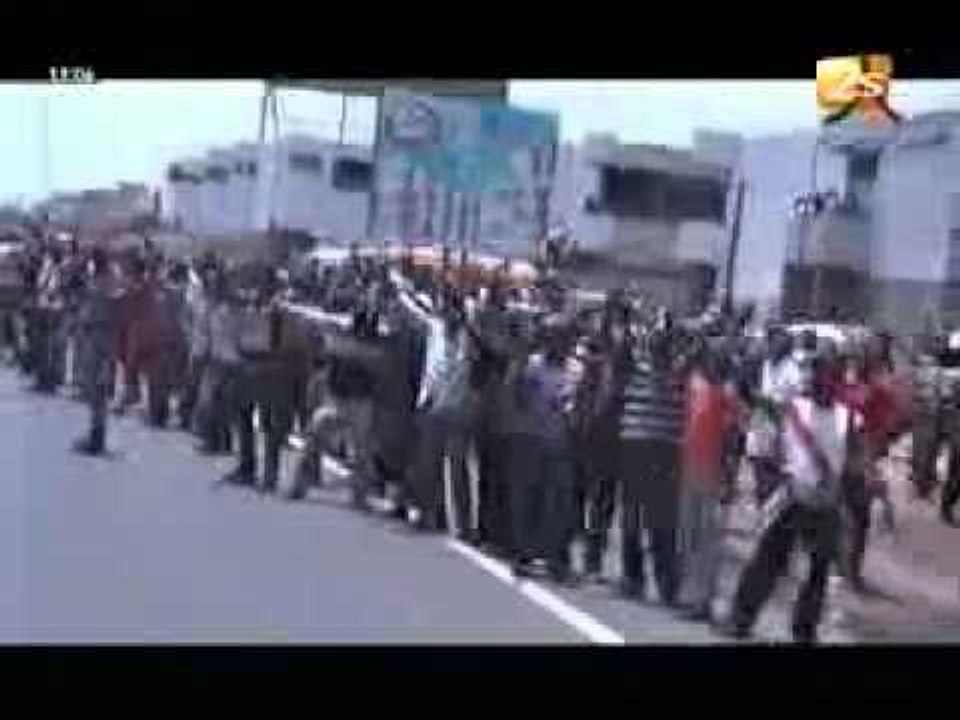 images du trajet de macky jusqu'au palais xibaar yi 02 avril