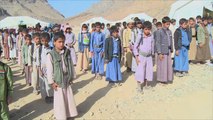 هذا الصباح-متطوعون ينشئون مدرسة لأطفال النازحين شرق صنعاء