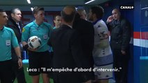 La grosse colère du gardien de Bastia auprès de l'arbitre après le but de Verratti !