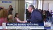 Présidentielle 2017: François Bayrou a voté à Pau