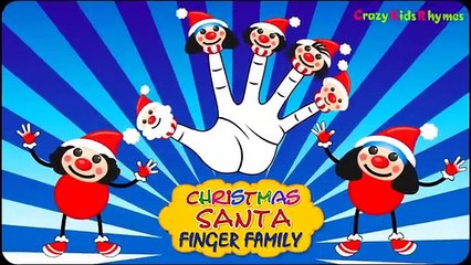 Descargar video: Christmas Santa Claus Finger Family Nursery Rhymes Daddy Finger Song C