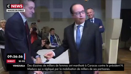 François Hollande a voté à Tulle en Corrèze