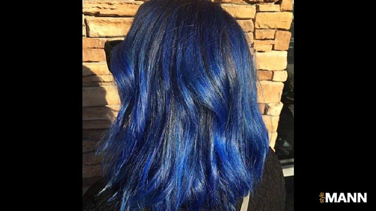 30 Stylish Ideas for Blue Black Hair Extremely Flamboyant