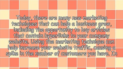 Modern Marketing Techniques