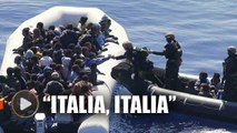 Hundreds of migrants head to Italy after sea rescue