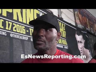 Bernard Hopkins:"I always look at my opponents !" - EsNews Boxing