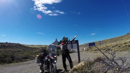 Patagonia, day 251 - kilometre 51.206. Pan America motorcycle trip. Video 15(000229.487-000300.922)