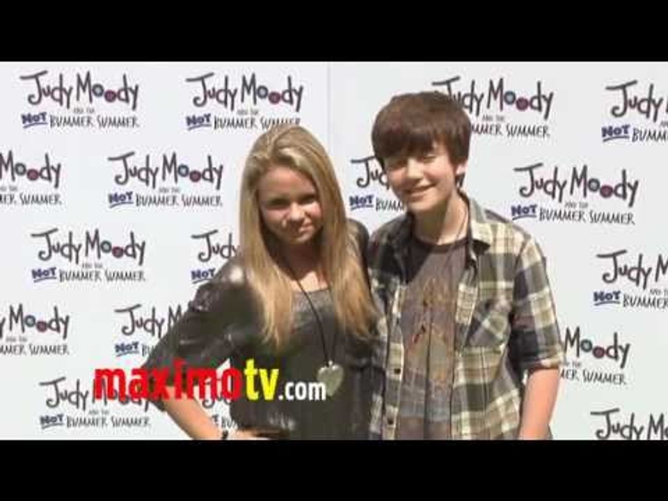Greyson Chance at "Judy Moody and the NOT Bumme...
