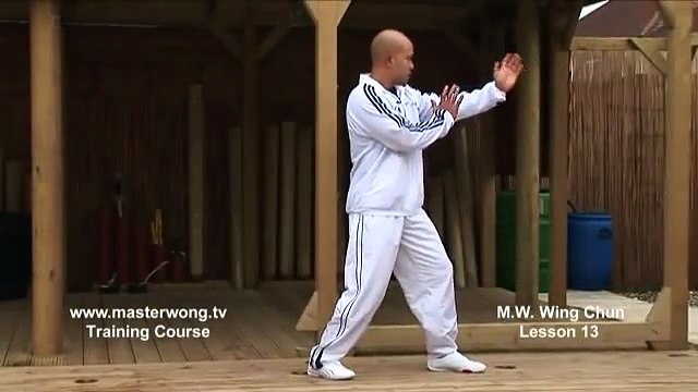 Wing Chun for beginners lesson 13 basic leg hand combination moving forward with straight punch
