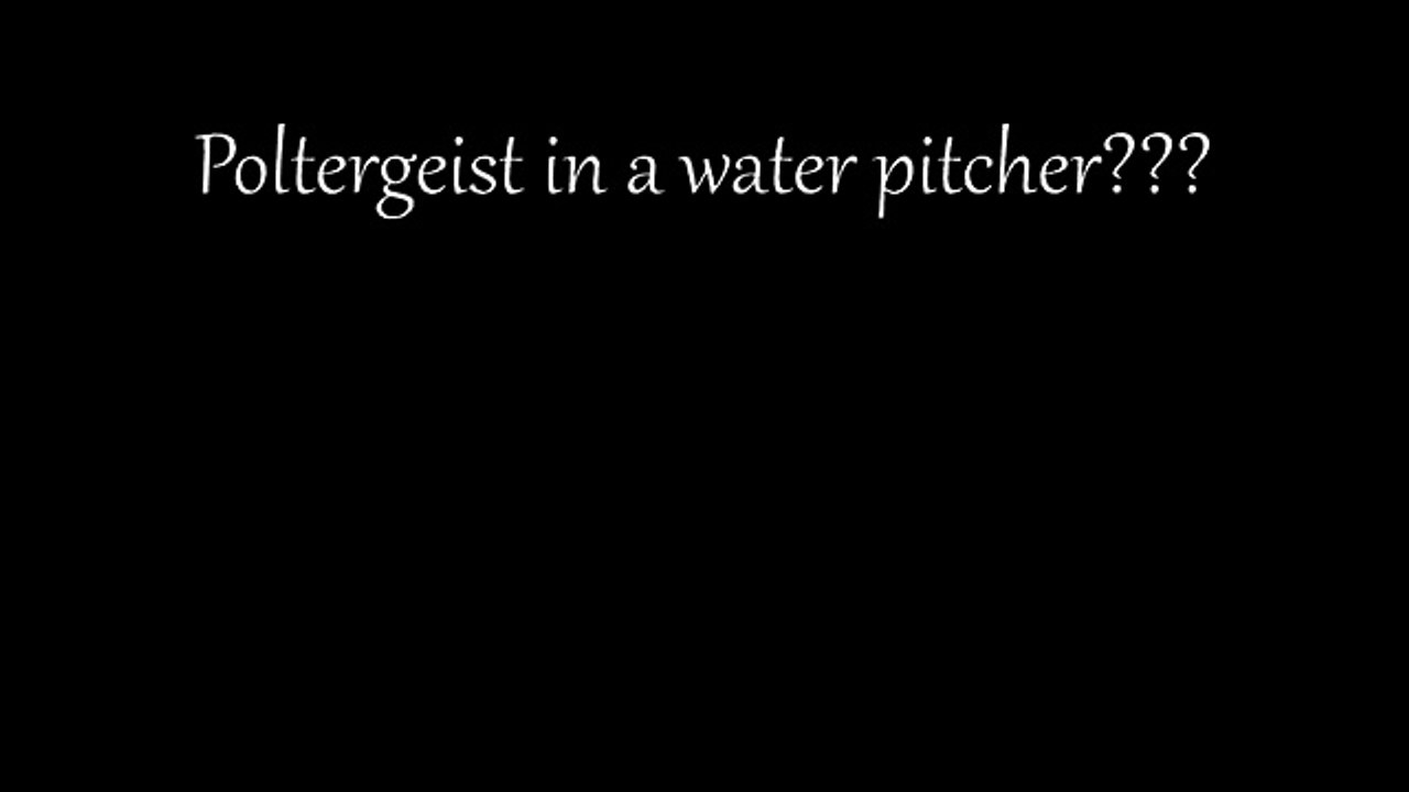 Poltergeist, Ghost, Entity in a water pitcher. Antique shop find proves to be haunted Vlog