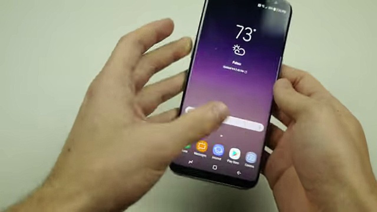 Samsung Galaxy S8 Plus Hammer & Knife Scratch Test