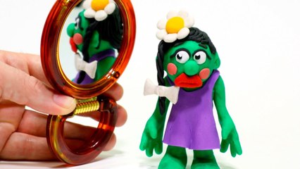 HULK GIRLY MAKEUP Frozen Elsa Make Up Superheroes in Real Life Stop Motion