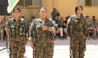 ABD'li Askerler YPG'li Teröristlerin Yemin Törenine Katıldı