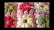 VERY EASY crochet mini puff stitch flower baby blanket tutorial