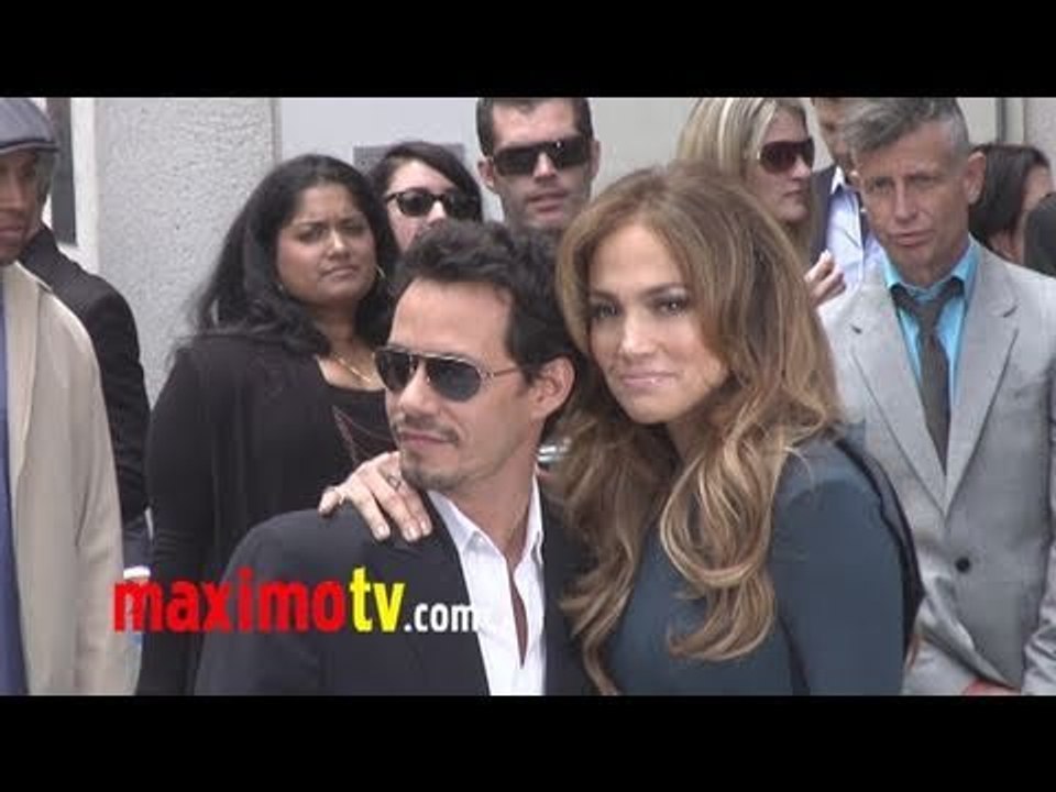 Jennifer Lopez & Marc Anthony Together WALK OF FAME