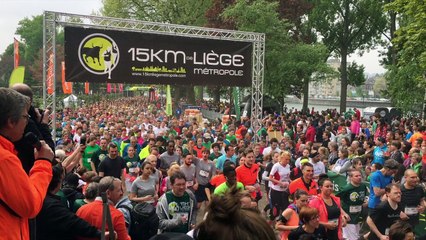 Départ 15 Km de Liège