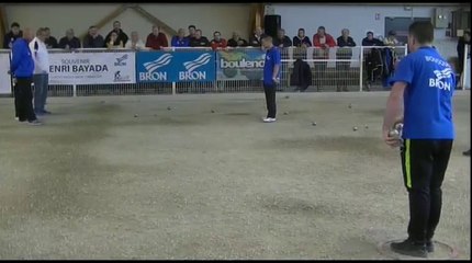 Clément BOUSQUET carreau "NET" en quart de finale du Régional de Bron