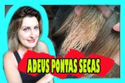 Truque para ACABAR COM AS PONTAS SECAS passe isso antes de LAVAR SEU CABELO RESTED HAIR