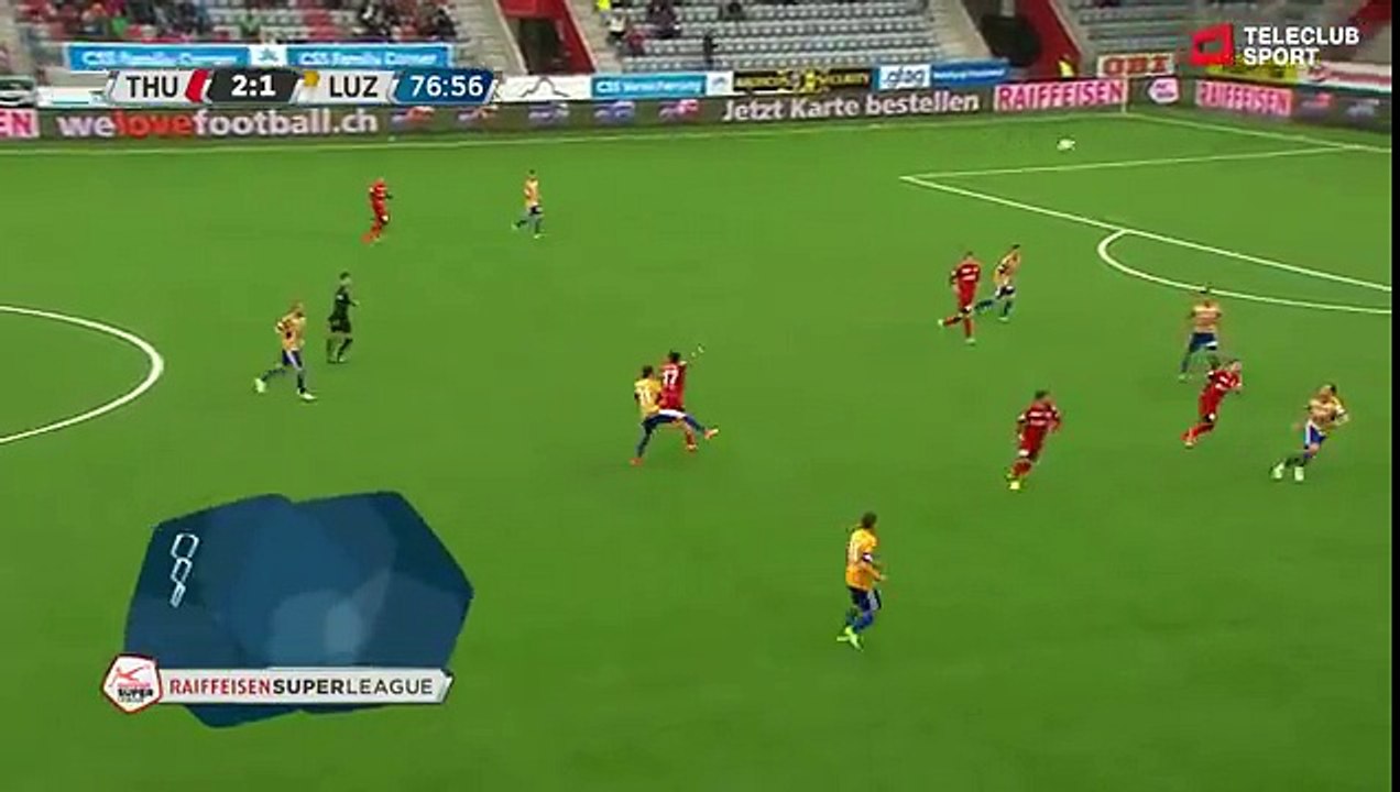 Thun 3:1 Luzern (Swiss Super League 6 May 2017)