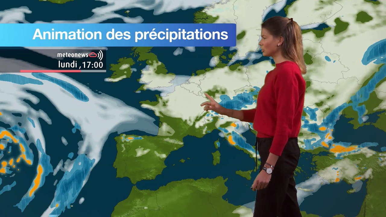 Prévisions météo pour la journée du lundi 8 mai